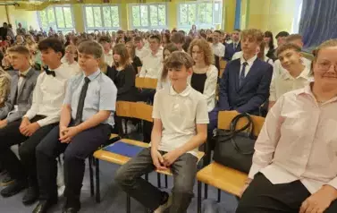 Uczniowie klasy 8a