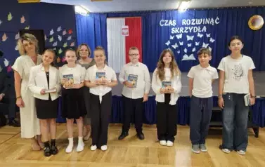 Wyr&oacute;żnieni uczniowie klasy 4c