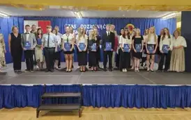 Wyr&oacute;żnieni uczniowie z klasy 8a